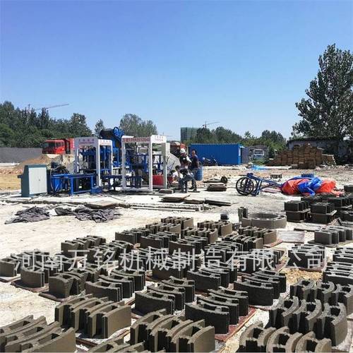 万铭515污水检查井 混凝土砌块砖机械成型设备的技术特点与应用